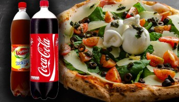 1 PIZZAS 40cm = 1 Soda Grand Modèle offert